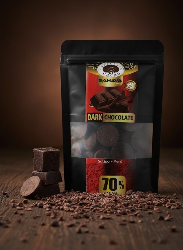 chocolate dark 70% cacao 100gr